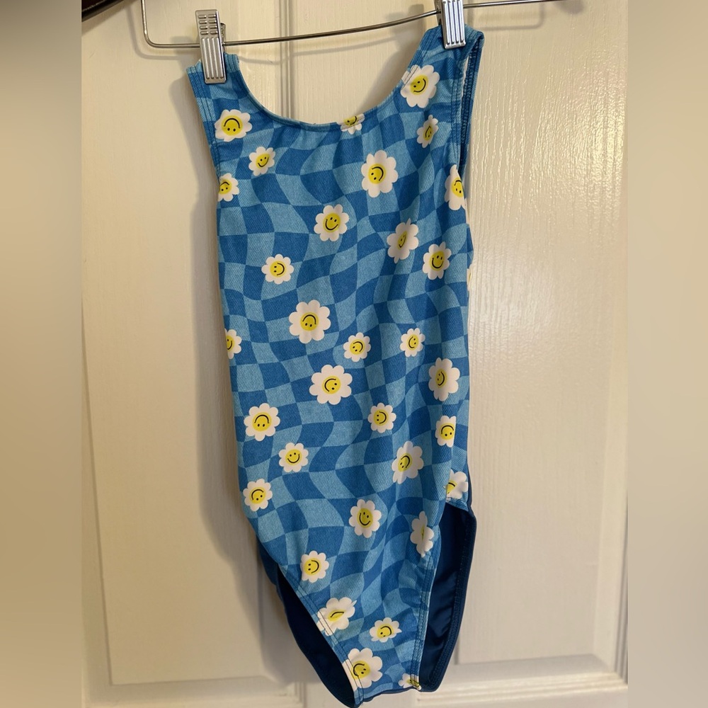 Destira Checkered Daisy Gymnastics Leotard